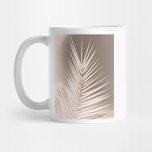 Palm leaf print, earth colors, chalk effect Mug